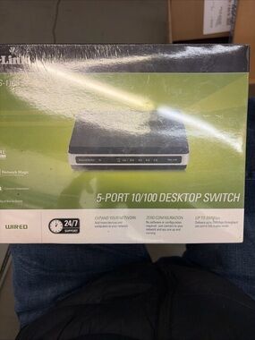 D-Link Network Device Box with Black and Green Accents